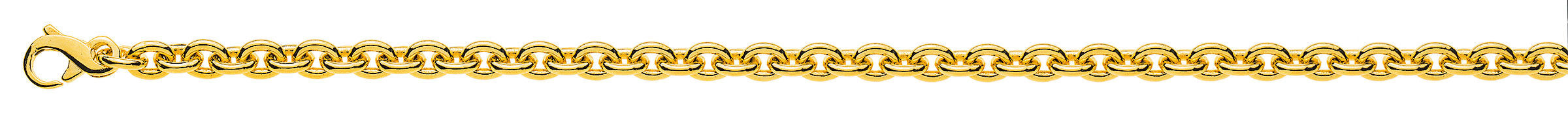 Armband Rundanker Gelbgold 750 3.9mm 19cm