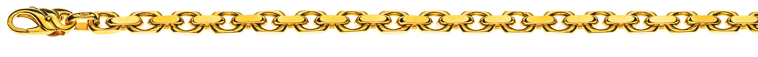 Armband Anker Geschliffen Gelbgold 750 ca. 5.0mm