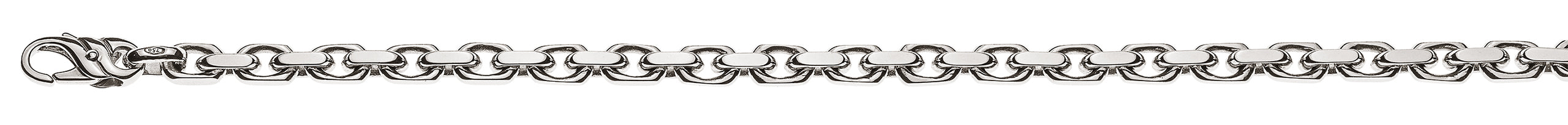 Armband Anker Geschliffen Weissgold 750 ca. 5.0mm
