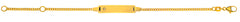 Armband Panzer diamantiert Gelbgold 750 mit gesandeltem Diamant