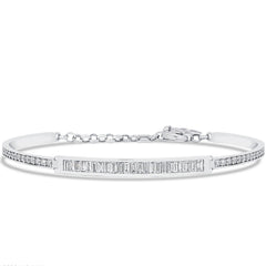 Elegantes Goldarmband mit Diamanten (14K / 18K) - BBL0000416