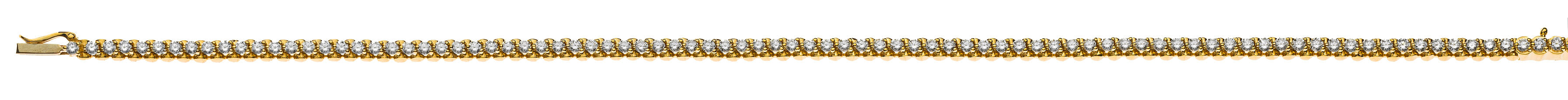 Armband Gelbgold 750 mit 89 Brillanten H SI 1.44ct 18cm