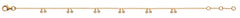 Armband Gelbgold 750 mit 12 Brillanten 0.21ct