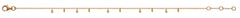 Armband Gelbgold 750 mit 5 Brillanten 0.08ct