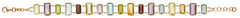 Armband Gelbgold 750 mit Multicolor Farbsteinen
