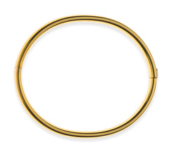 Armreif mit Scharnier Gelbgold 750 oval poliert