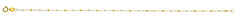 Armband Spiegelanker Gelbgold 750 Emaille Weiss 19cm