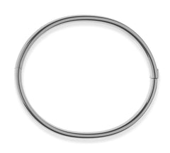 Armreif Weissgold 750 mit Scharnier oval 6x3.6mm