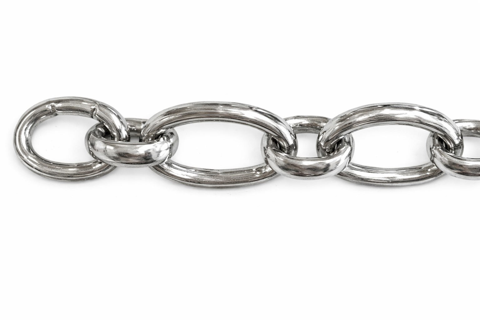 Armband Weissgold 750, Handarbeit, 18mm, 21cm