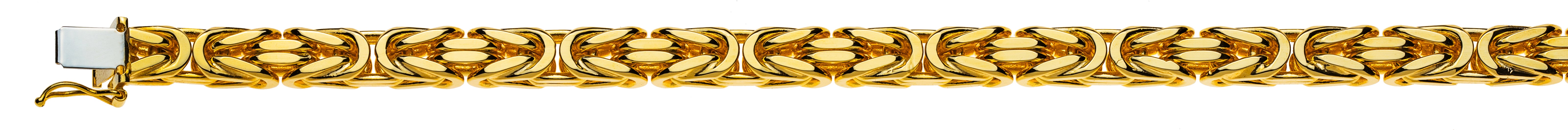 Armband Königskette klassisch Gelbgold 750 6.0mm 22cm
