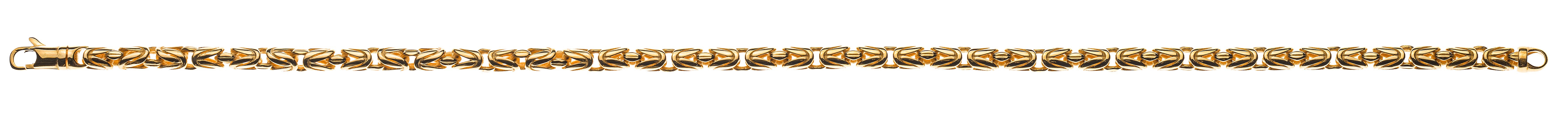 Armband Königskette Gelbgold 750 3mm 19cm