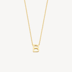 Collier Lettre Blush - Or jaune (14 carats)