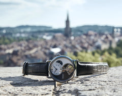 Residence Watches Yin Yang Automatik Silber, 37mm Herrenuhr