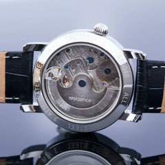 Residence Watches Yin Yang Automatik Silber, 37mm Herrenuhr