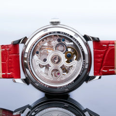 Residence Watches Farbe Uhr Stahl Rot 35mm Damenuhren