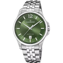 Candino Classic Timeless MännerSchweizer Uhr mit Grünem Zifferblatt - C4762/3