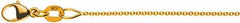 Collier Rundanker Gelbgold 750 ca. 0.9mm