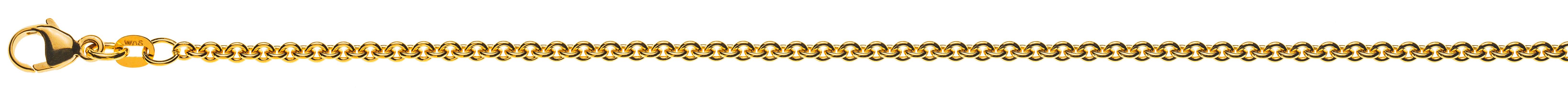 Collier Rundanker Gelbgold 750 ca. 2.7 mm