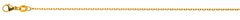 Collier Anker 4-fach geschliffen Gelbgold 750 ca. 1.4mm