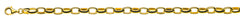Armband Anker Oval Gelbgold 750 halbmassiv ca. 6.0x8.5mm