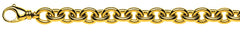Armband Anker Oval Gelbgold 750 11.0mm 20cm Handarbeit