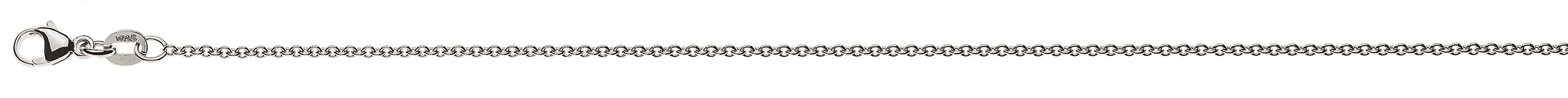 Collier Rundanker Weissgold 375 ca. 1.6mm Light Version