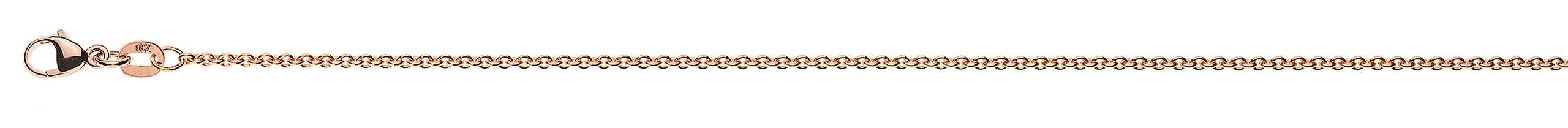 Collier Rundanker Rotgold 750 ca. 1.7mm