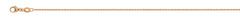 Collier Anker oval Rotgold 750 ca. 1.4mm Messerschliff