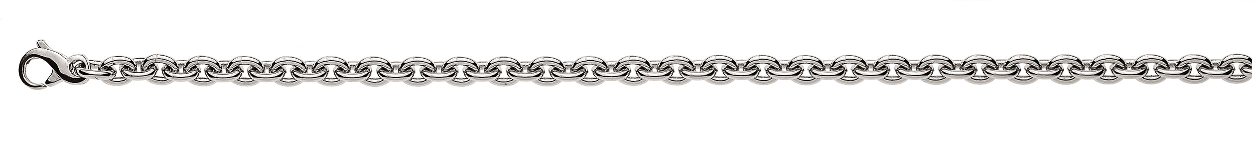 Armband Rundanker Weissgold 375 ca. 3.9mm