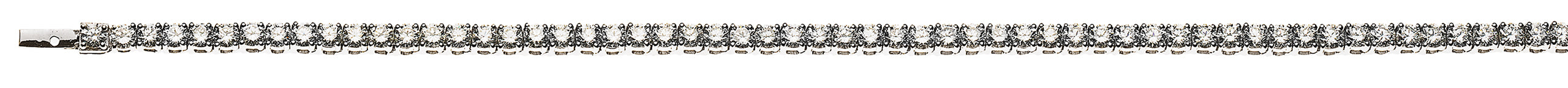 Collier Tennis Weissgold 750 mit Brillanten 9.72 ct. 42cm