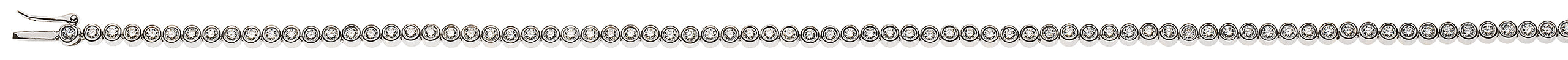 Armband Weissgold 750 mit 75 Brillanten H-SI 0.69 ct. Zargenfassung