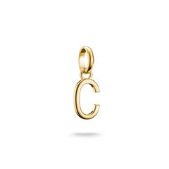 THOMAS SABO Charm-Anhänger Buchstabe Connect Goldfarben - CC1207-413-39