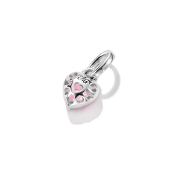 THOMAS SABO Charm-Anhänger Herz 12 Geburtsstein Silber