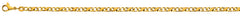 Armband poliert satiniert Gelbgold 750 ca. 3.5 mm