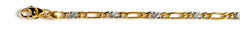 Collier Figaro poliert satiniert Bicolor 750 45cm