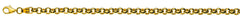 Collier Erbskette halbmassiv Gelbgold 750 ca. 5.0mm