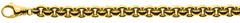 Collier Erbs Gelbgold 750 Handarbeit 9,5mm 45 cm