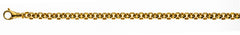 Collier Erbs Gelbgold 750 Handarbeit 6,5mm 45 cm