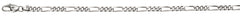 Armband Figaro Weissgold 375 ca. 4,0mm 22cm