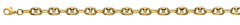 Collier Schiffanker Gelbgold 750 poliert 6mm 45cm