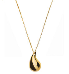 Collier Anker Gelbgold 750 mit Tropfen 45cm