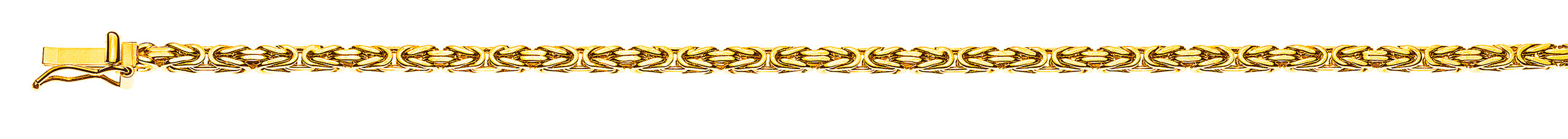Collier Konigskette klassisch Gelbgold 750 ca. 2.5mm