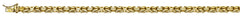 Collier Konigskette klassisch Gelbgold 750 ca. 4.0mm