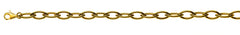 Collier Navette Runddraht Gelbgold 750 halbmassiv 7.3x14.2mm 45cm