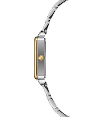 COVER Lovis Square Damen Uhr Grün Bicolor Gold
