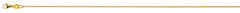 Collier Panzerkette geschliffen Gelbgold 750 ca. 1.0mm