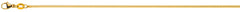 Collier Panzerkette geschliffen Gelbgold 375 ca. 1,6mm