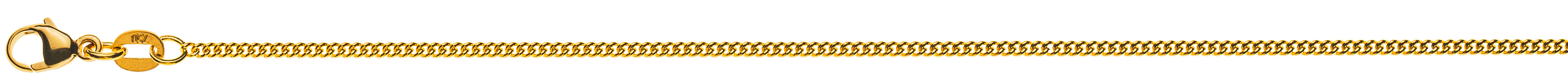 Collier Rundpanzerkette Gelbgold 750 ca. 1.6mm