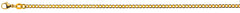 Collier Panzer extraflach diamantiert Gelbgold 750 ca. 2.4mm