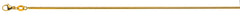 Collier Schlangenkette rund Gelbgold 750 ca. 1.6mm